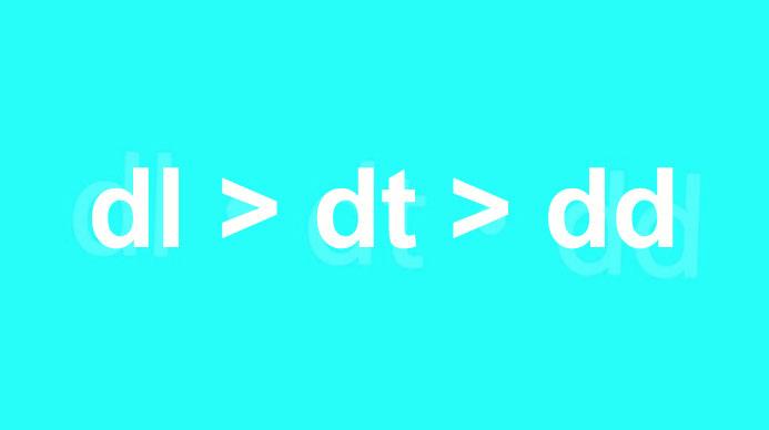 CSS-стили для списков dl, dt, dd