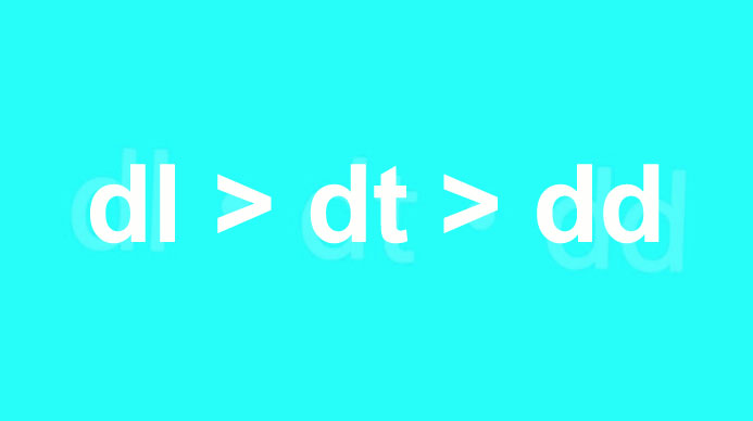 CSS-стили для списков dl, dt, dd