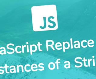 Замена строк Replace в JavaScript