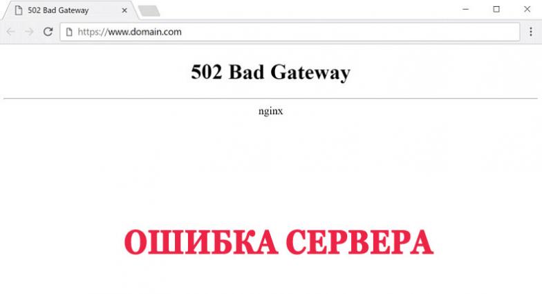 Помилка 502 Bad Gateway nginx