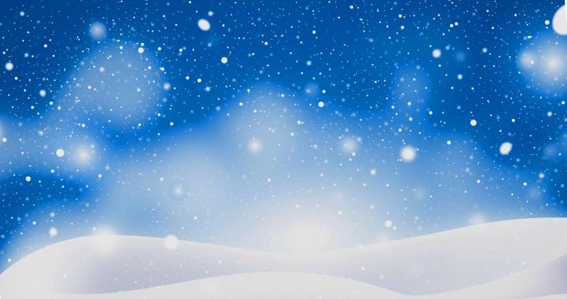 Падающие зимние снежинки на JavaScript